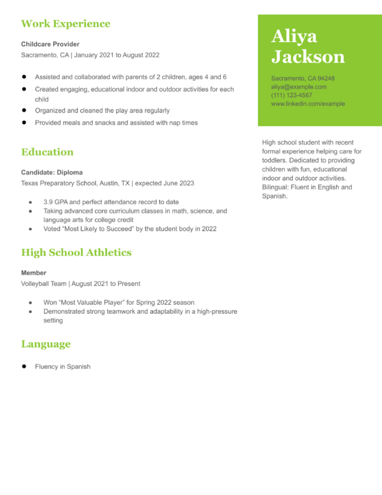 High School Student Resume Examples and Templates Banner Image