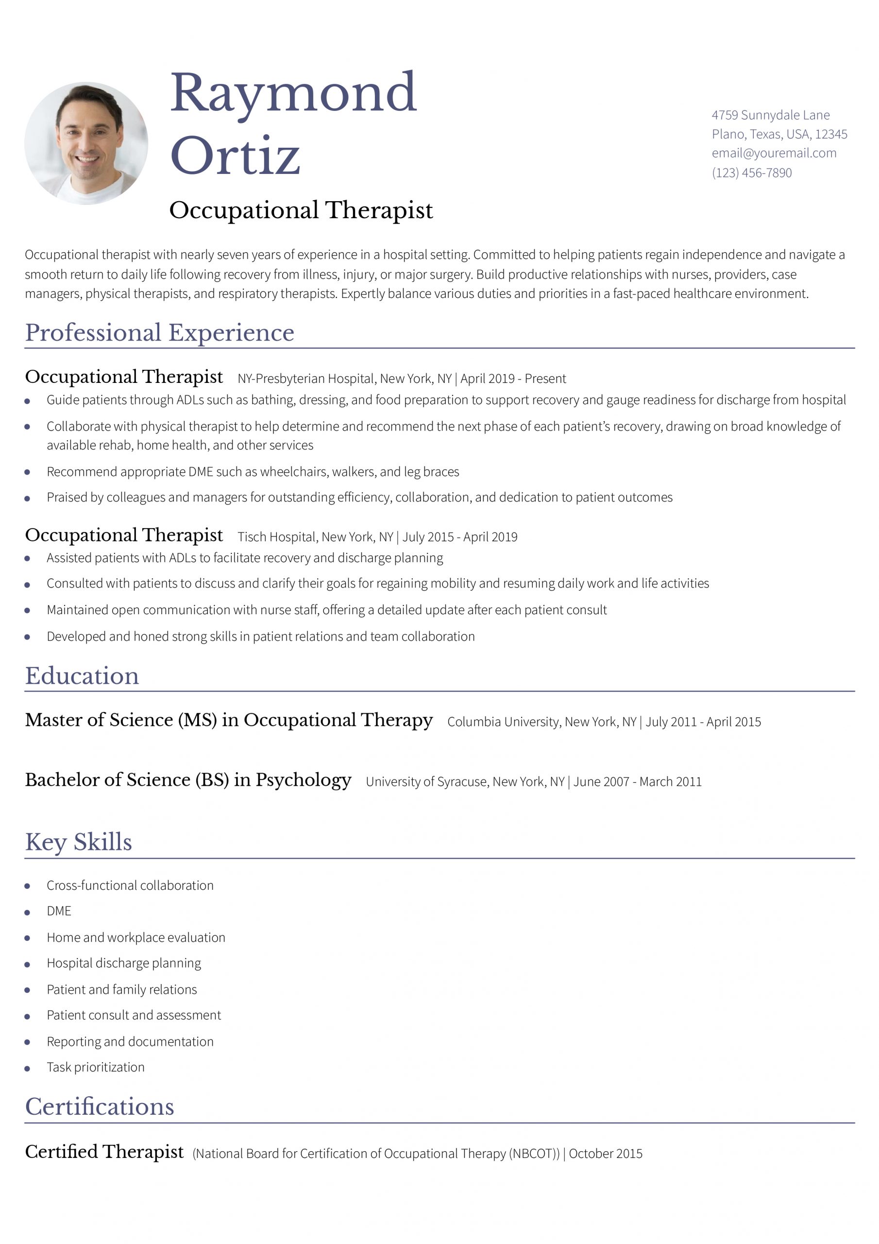Modern Resume Templates and Examples for 2025