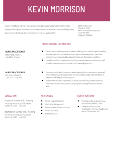 Nurse Practitioner Resume Examples and Templates Banner Image
