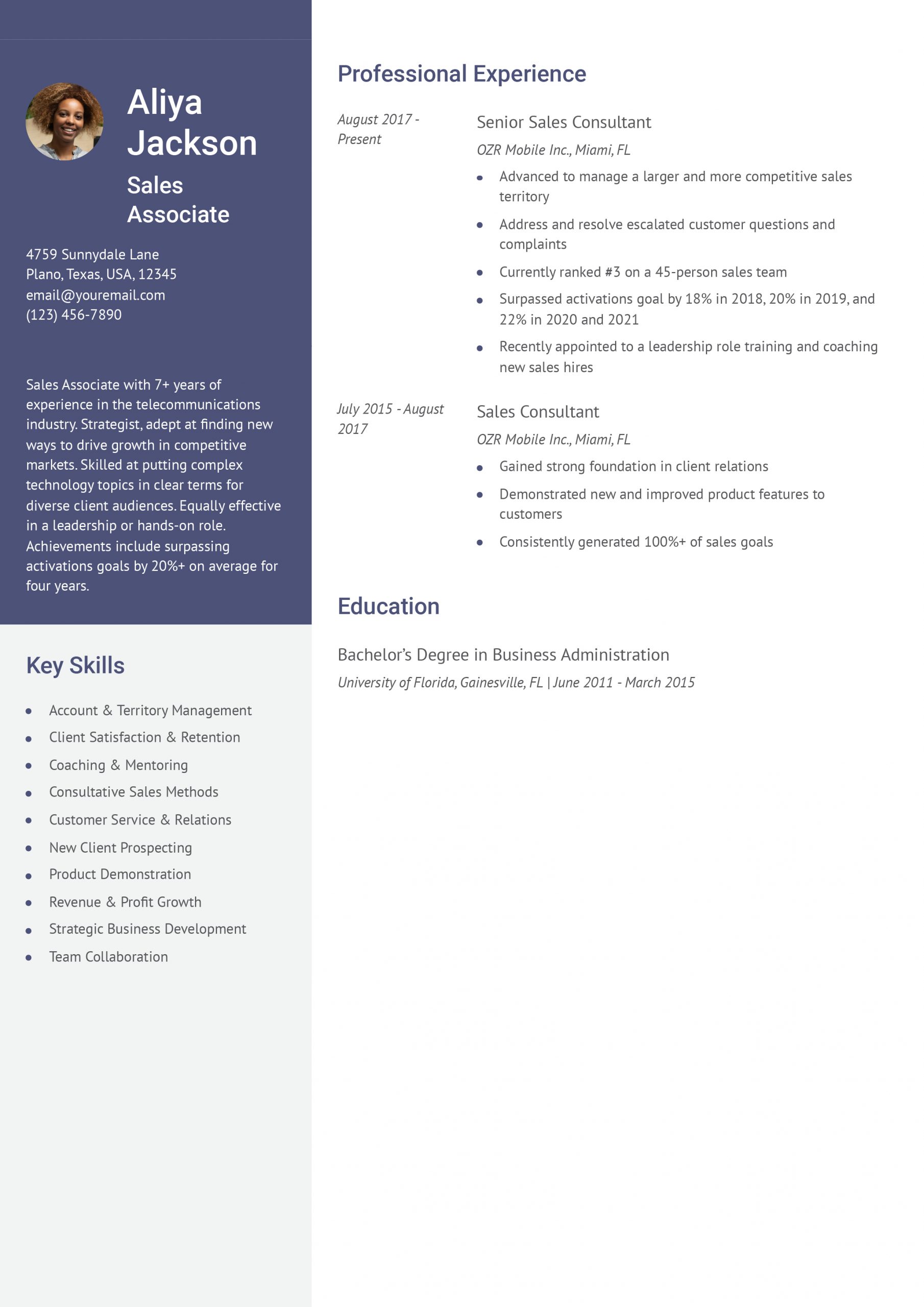 Professional Resume Templates and Examples for 2025