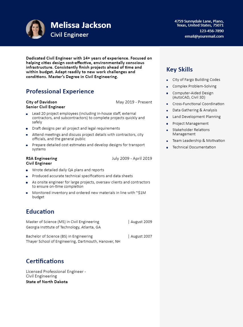 Engineer Resume Png