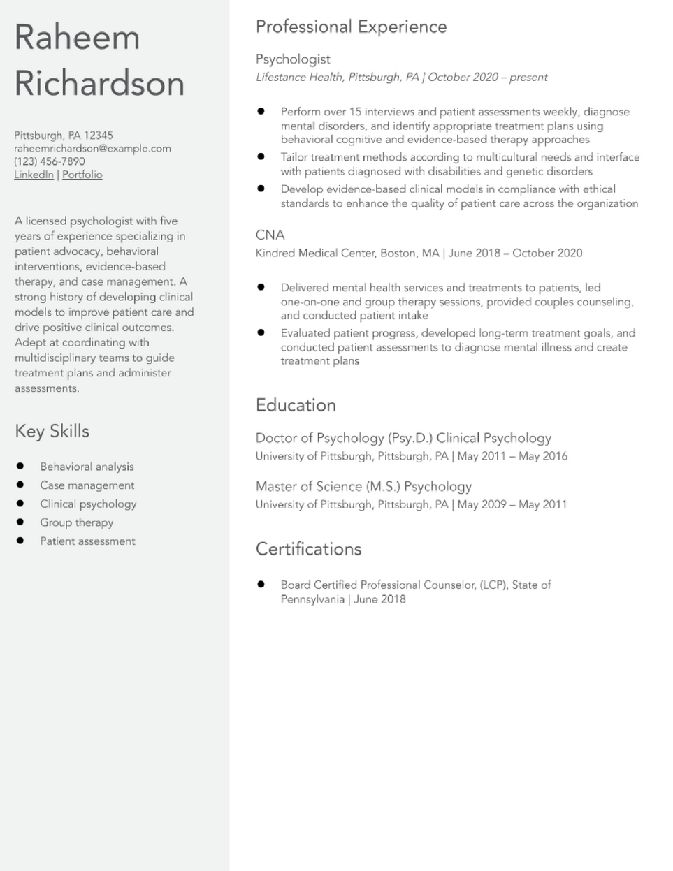 Medical Resume Examples and Templates for 2025