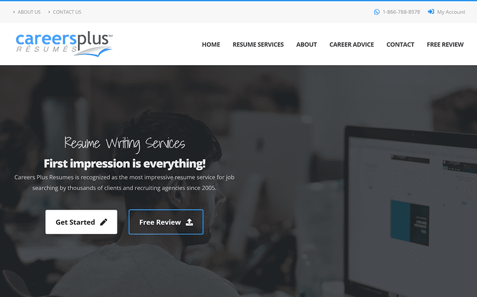 Careers Plus Resumes Homepage