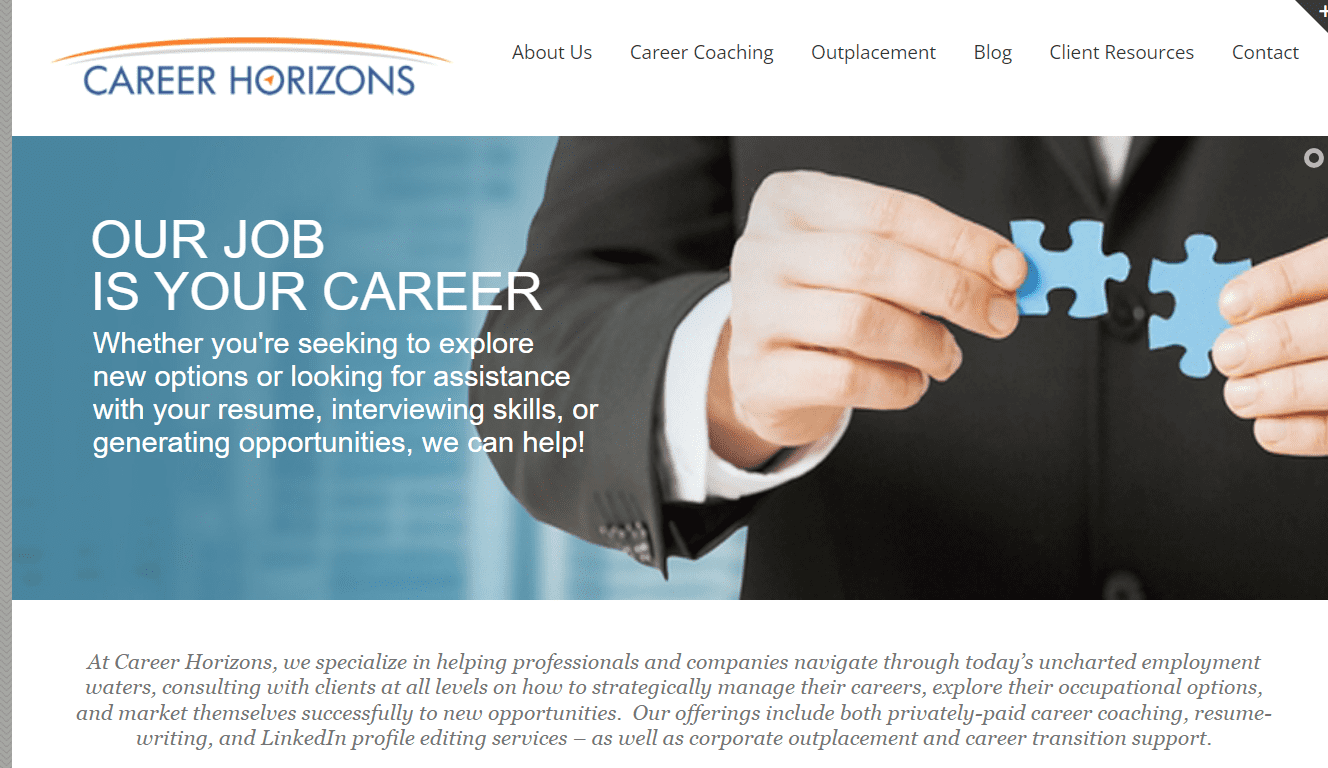 Career Horizons Homepage