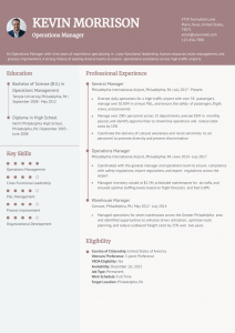 Federal Resume Examples Mid-Career