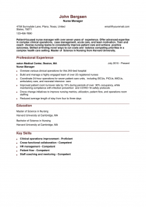 Health Care Management Resume Examples Entry Level