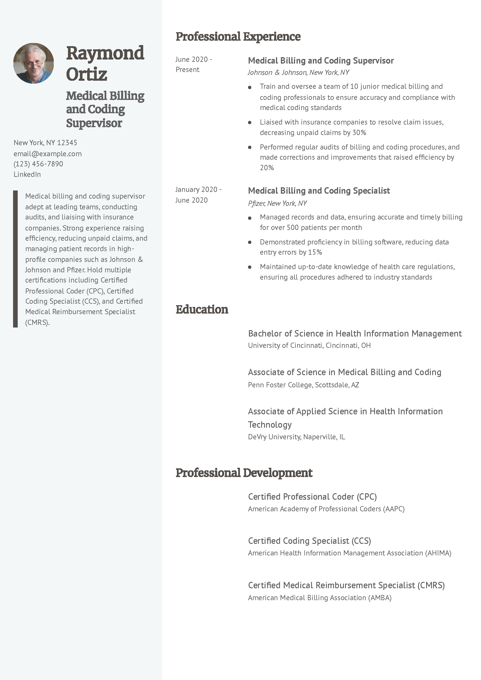 12 Medical Resume Examples and - Medical Billing And Coding Resume Example Banner Image 