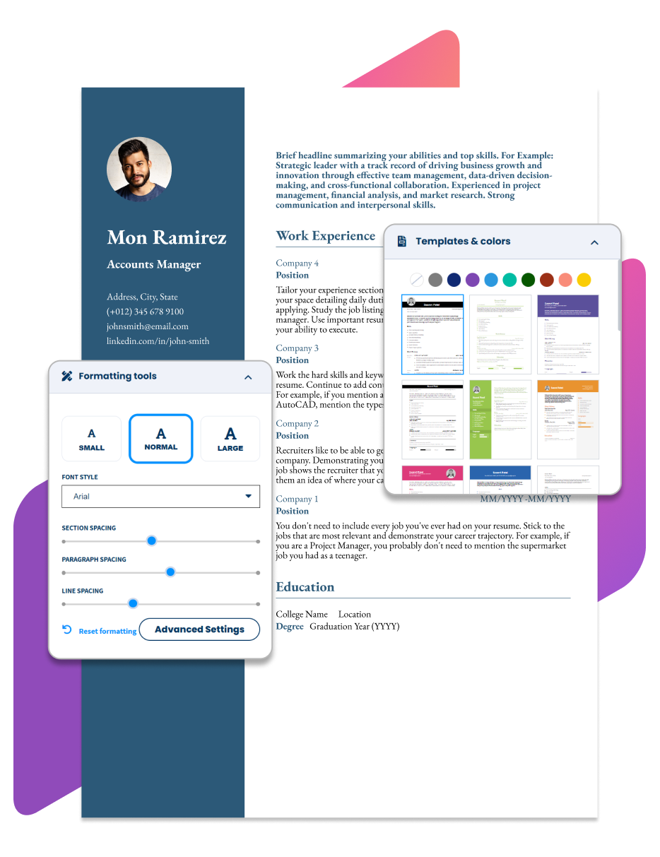 Resume illustration