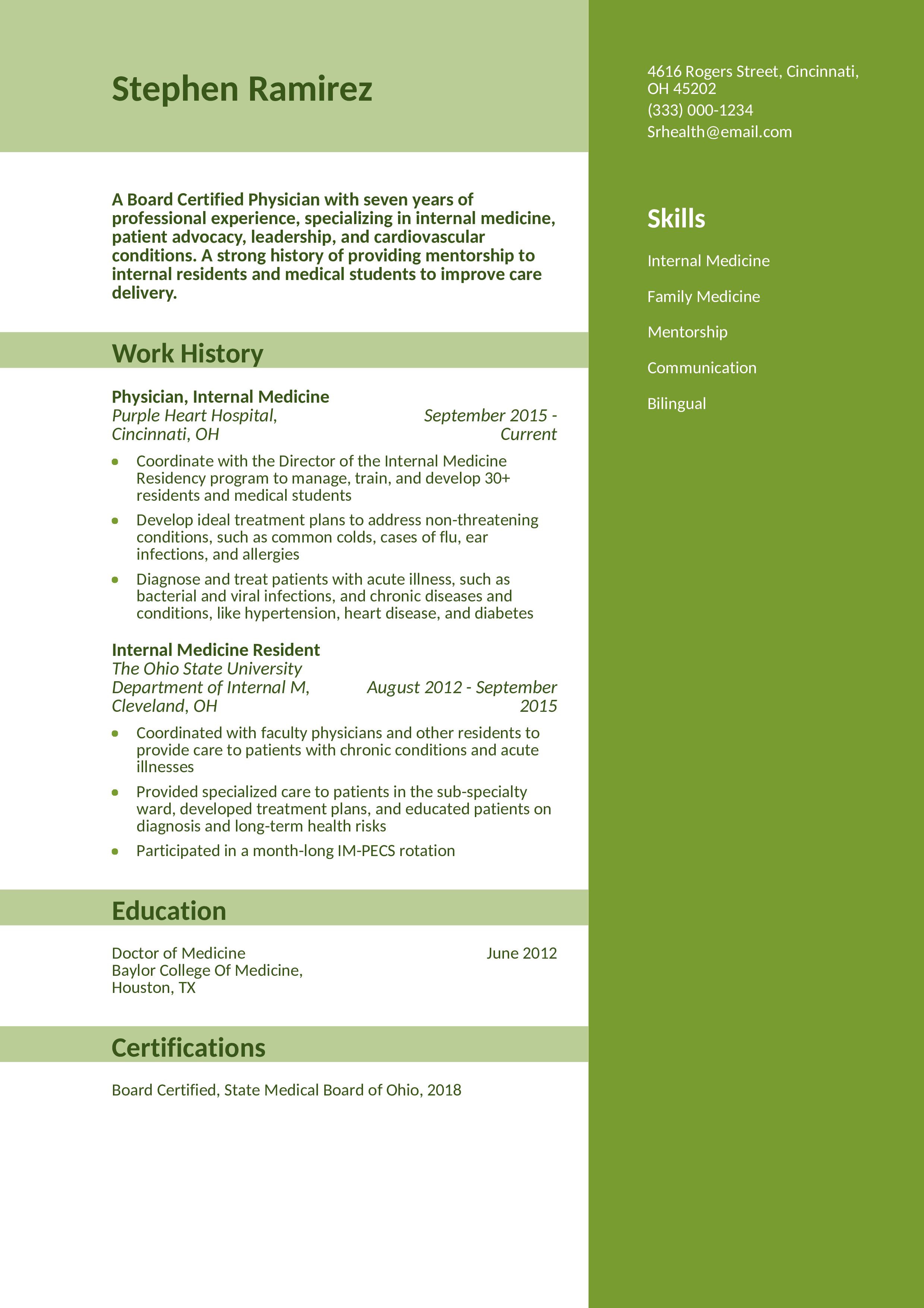 Health Care Resume Examples and - Internal Medicine Physician.pdf 