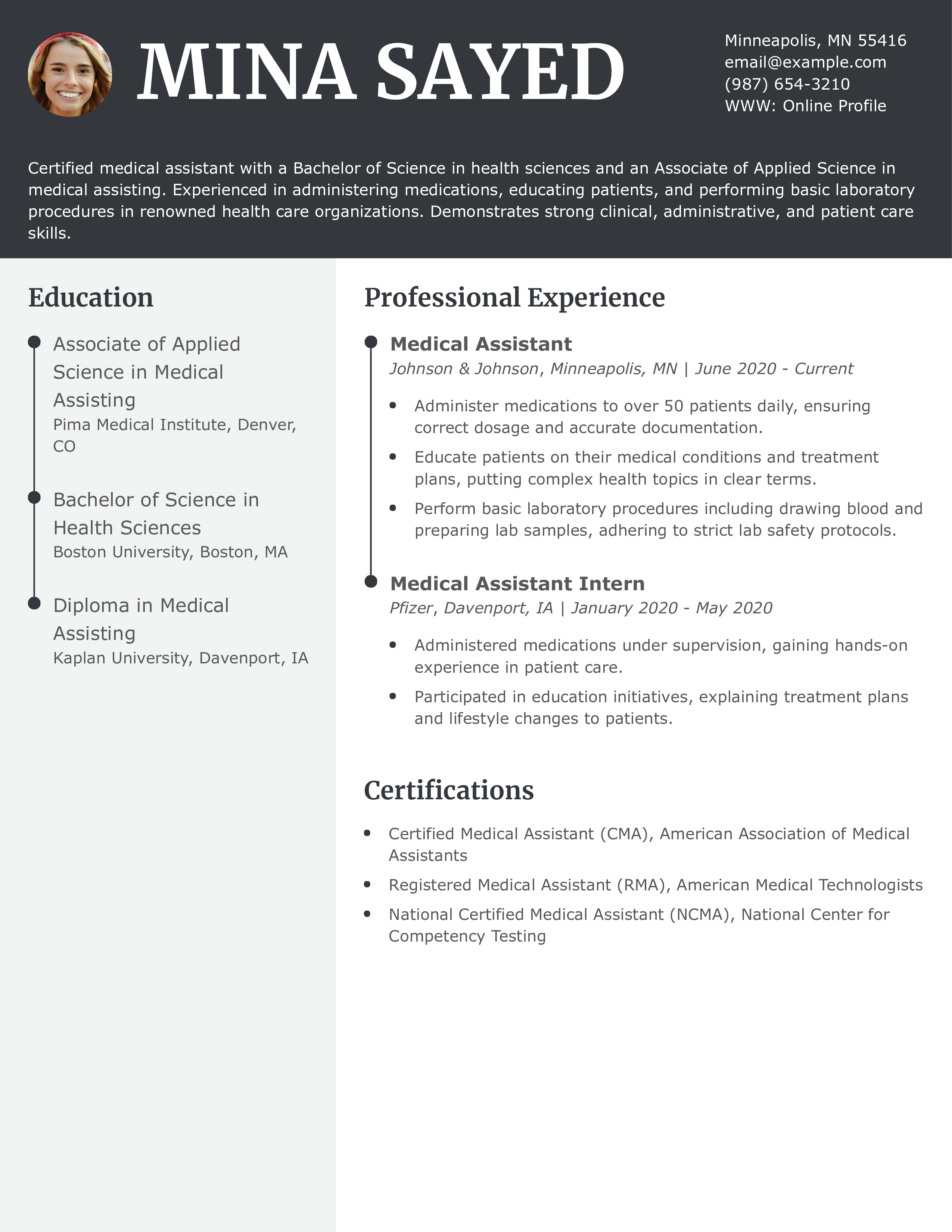 Medical Administrative Assistant Resume