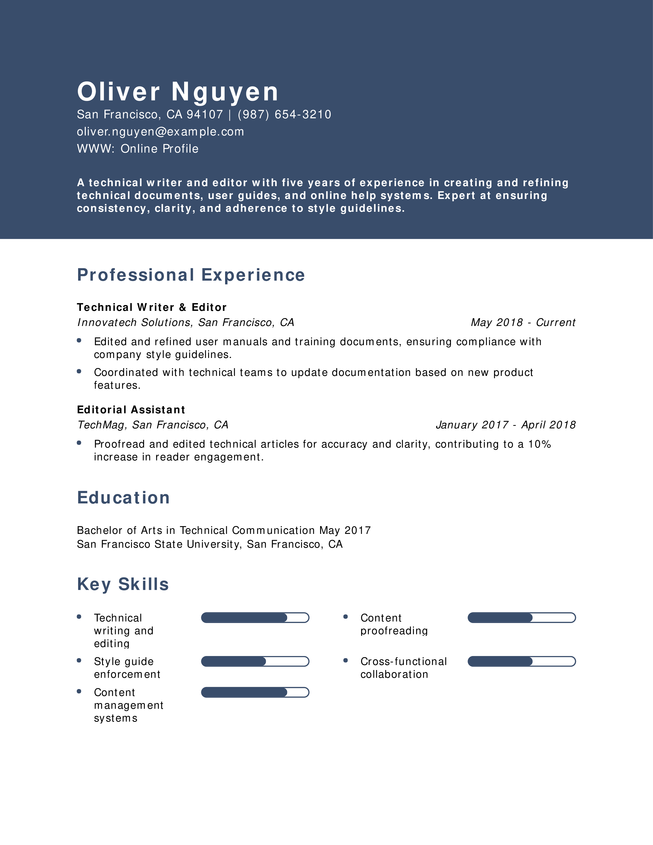 Training Documentation Technical Writer Resumes