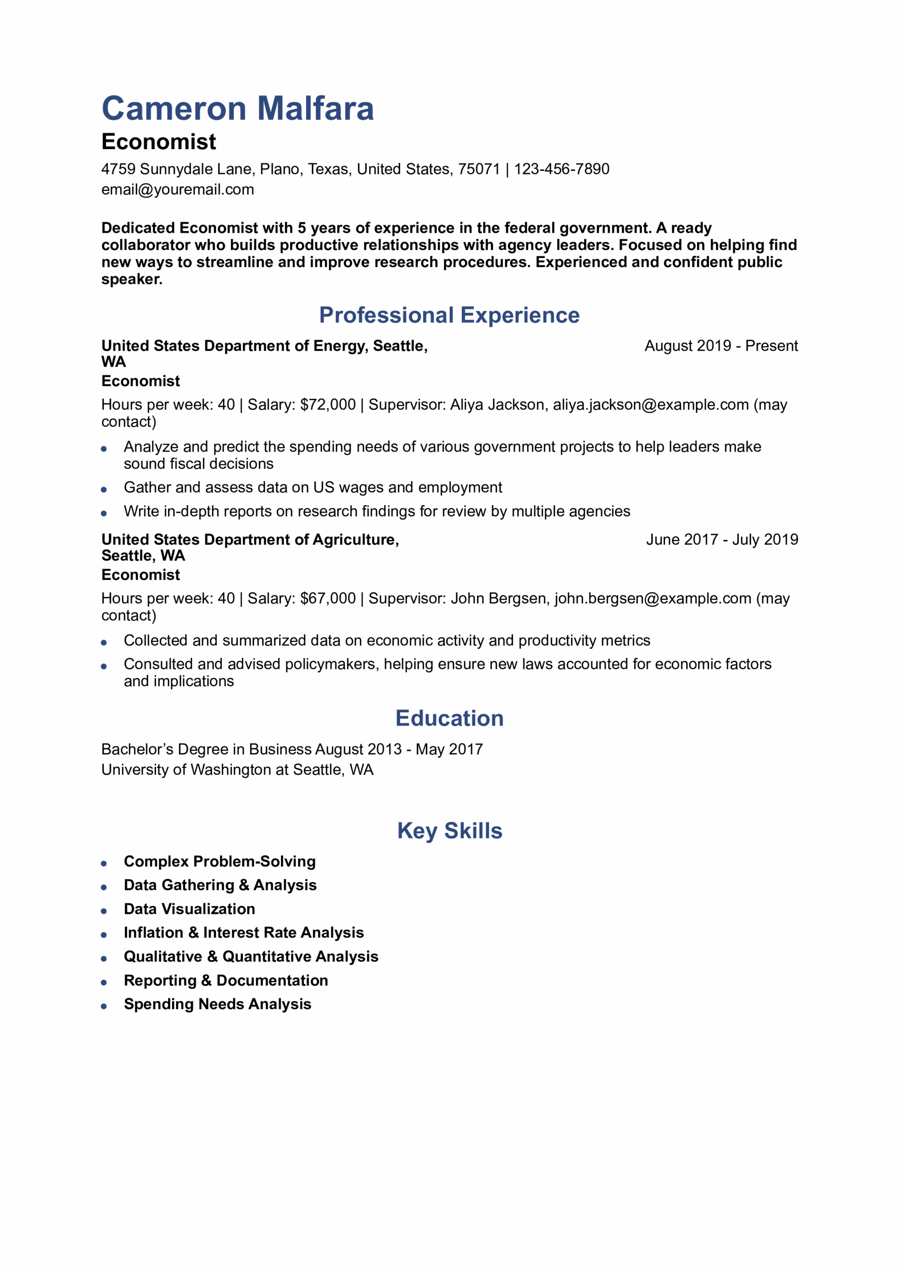 Economist-Mid-Level