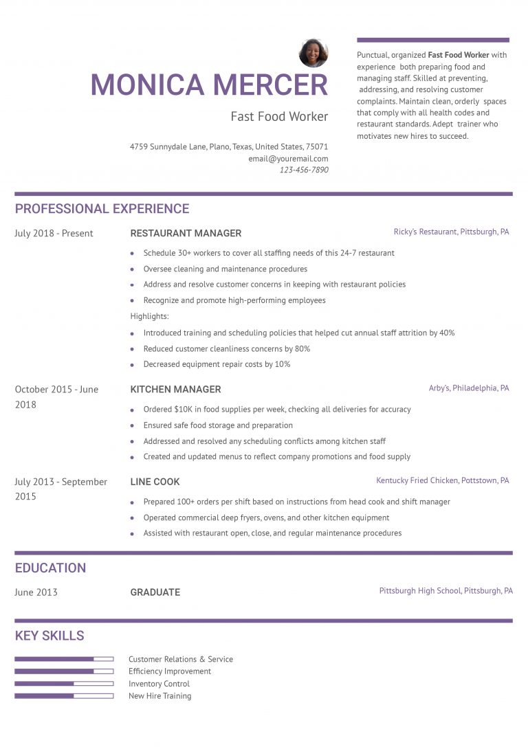 Fast-Food-Worker-Mid-level