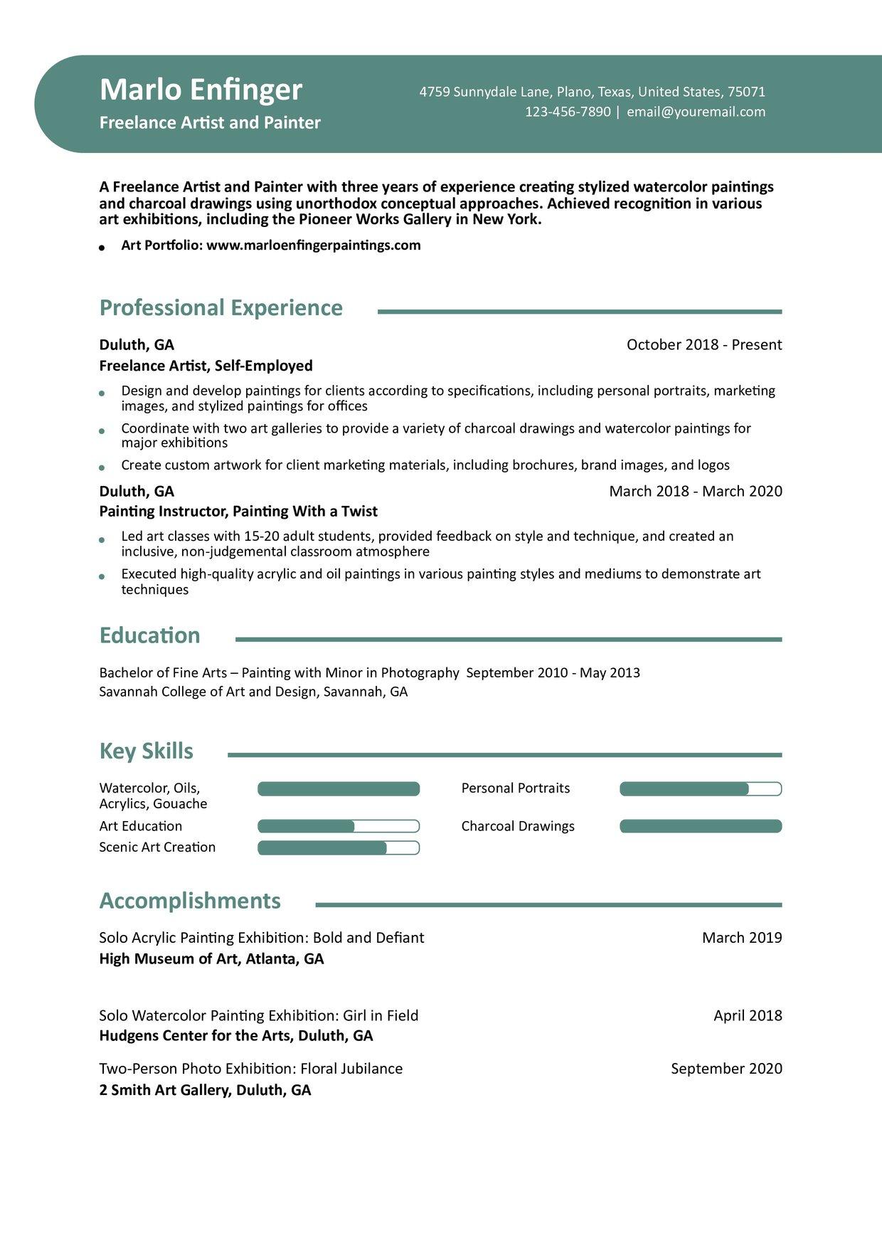 Innovative Resume Template