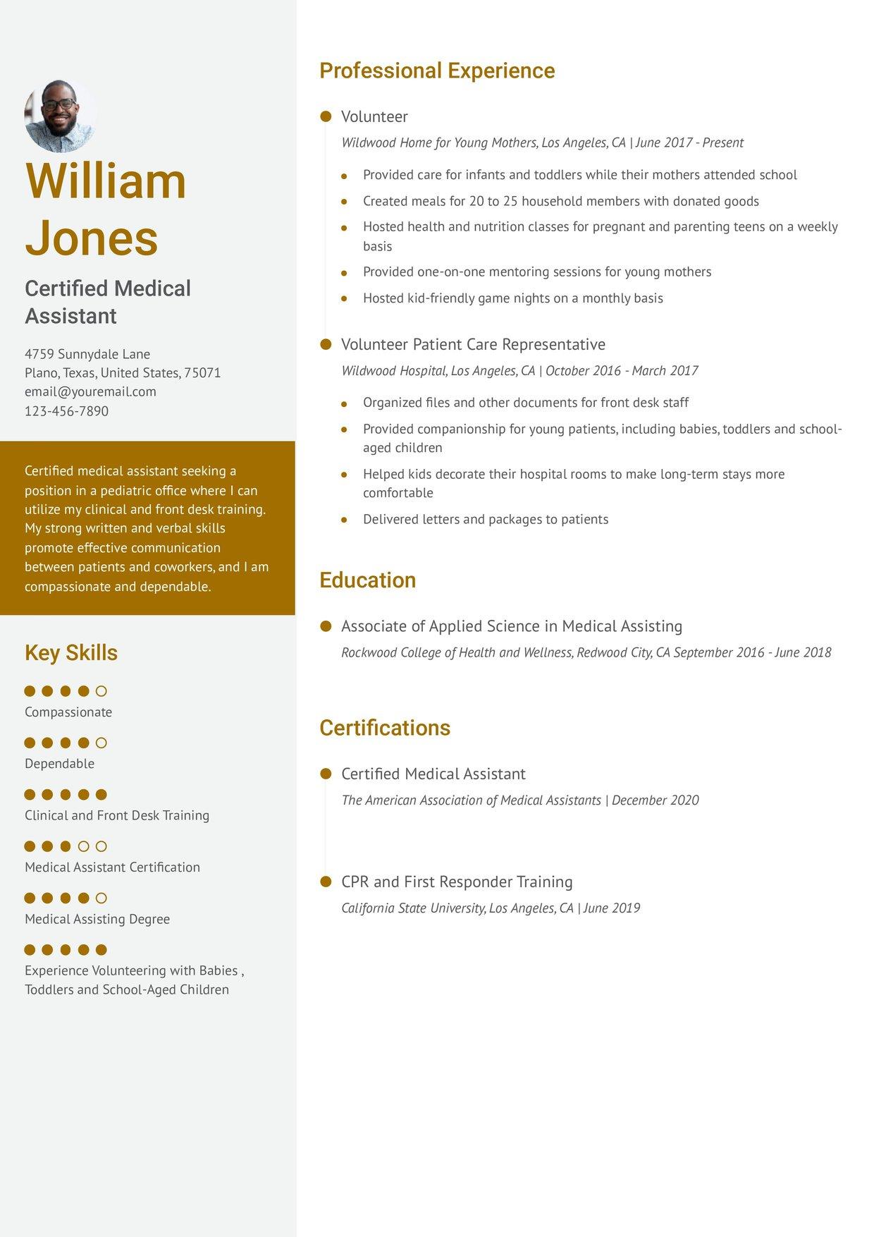 Basic Resume Example