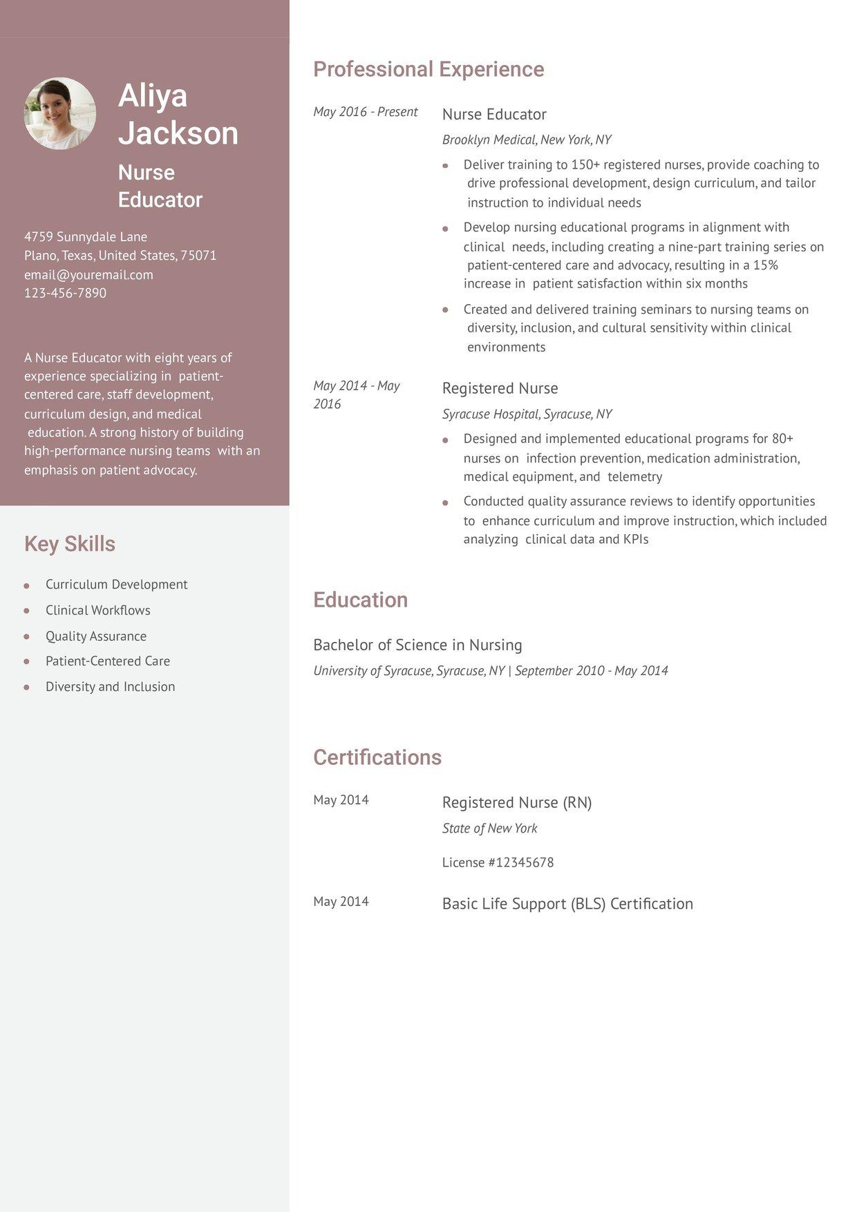Effortless Resume Template