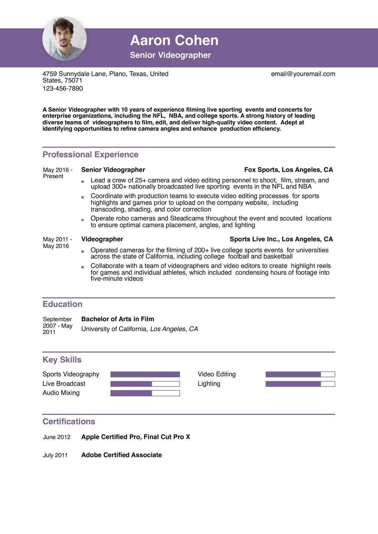Playful Resume Template